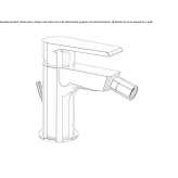 Bidet faucet with swivel spout Rincon