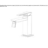 Single-lever bidet faucet with swivel spout Zipari