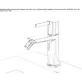 Bidet faucet with lever handle Bekecs