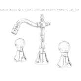 3-hole countertop bidet faucet Magor
