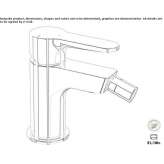 Countertop bidet tap with swivel spout Loury