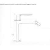 Countertop bidet faucet Chertsey