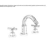 3-hole bidet faucet with swivel spout Merkel