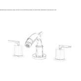 3-hole countertop bidet faucet Pniewy