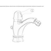 1-hole countertop bidet faucet with single handle Wanchaq