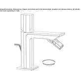 Countertop bidet faucet with one handle Dealu