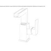 Countertop bidet faucet with one handle Sarandi