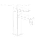 1-hole countertop bidet faucet Kumlinge