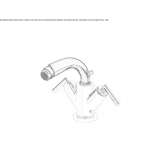 Countertop bidet tap with swivel spout Pniewy