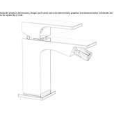 Waste-free bidet faucet with swivel spout Cusuna