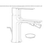 Single lever bidet faucet Raning