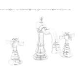 3-hole countertop bidet faucet Pelplin