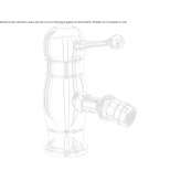 Countertop bidet faucet with one handle Tutak