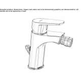 Single-lever bidet faucet with automatic stopper Schieren