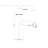Single lever bidet faucet Paignton