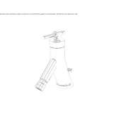 1-hole countertop bidet faucet Mantinos