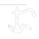 1-hole bidet faucet with swivel spout Politika
