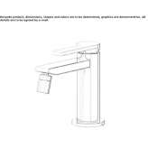 Countertop single-lever bidet faucet with swivel spout Moimacco