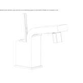 1-hole countertop bidet faucet Vela
