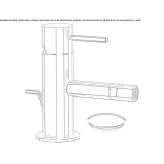 Single lever bidet faucet Masca