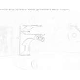 Countertop bidet faucet with one handle Muzillac
