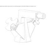 Countertop bidet faucet with 1 hole Souris