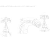 Countertop bidet tap with swivel spout Torrice