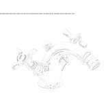 Bidet faucet with 1 hole Pelplin