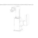 1-hole countertop bidet faucet with single handle Sarandi