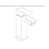 Countertop bidet faucet with one handle Sarandi