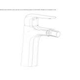 Bidet faucet with swivel spout Lents
