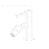 Countertop stainless steel bidet faucet with swivel spout Opatow