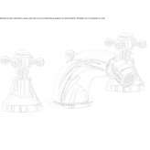 3-hole countertop bidet faucet Fratte