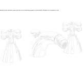 3-hole countertop bidet faucet Markinch