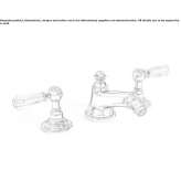 3-hole countertop bidet tap with swivel spout Gosfield