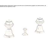3-hole bidet faucet with Swarovski® crystals Munera