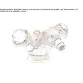 1-otworowa bateria bidetowa z kryształami Swarovski® Munera