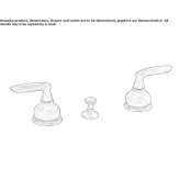 3-hole brass bidet faucet Certaldo