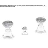 3-hole bidet faucet Clarence