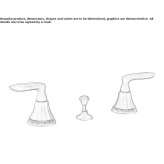 3-hole brass bidet faucet Yutsa