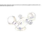 1-otworowa bateria bidetowa z kryształami Swarovski® Moju