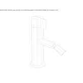 Countertop stainless steel bidet faucet with swivel spout Jagual
