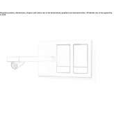 Wall-mounted stainless steel bidet faucet with swivel spout Damuels
