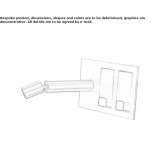 Wall-mounted stainless steel bidet faucet with swivel spout Labunie