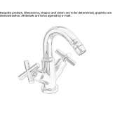 Brass bidet faucet with swivel spout Lajero