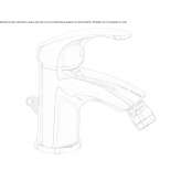 Brass bidet faucet with swivel spout Yanguas