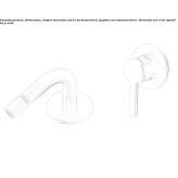 2-hole bidet faucet with one handle Toplet