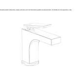 Countertop bidet faucet with one handle Gostyn
