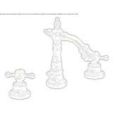 3-hole brass bidet faucet with swivel spout Burfjord