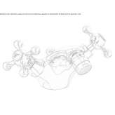 Mosiężna bateria bidetowa z obrotową wylewką Cooktown